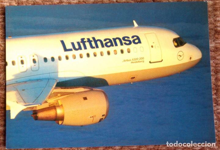 Postales: LUFTHANSA - AIRBUS A320-200 - Foto 1
