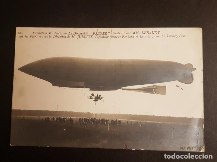 Postales: POSTAL AVIACION EL DIRIGIBLE PATRIA - Foto 1