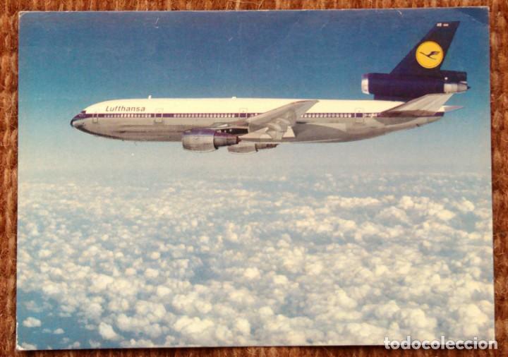Postales: LUFTHANSA - MCDONNELL DOUGLAS DC 10 - Foto 1