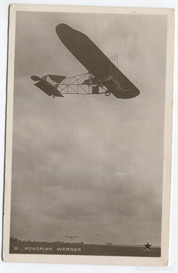 Postales: Postal. Francia. Monoplan Werner. - Foto 1