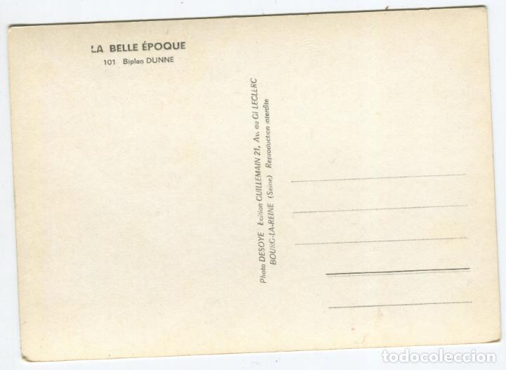 Postales: Postal. Francia. 101 Biplan DUNNE - Foto 2