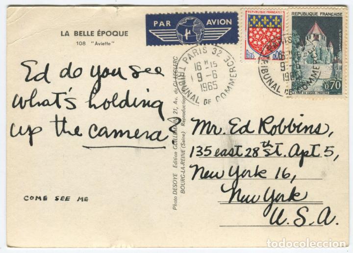 Postales: Postal. Francia. Aviette - Foto 2