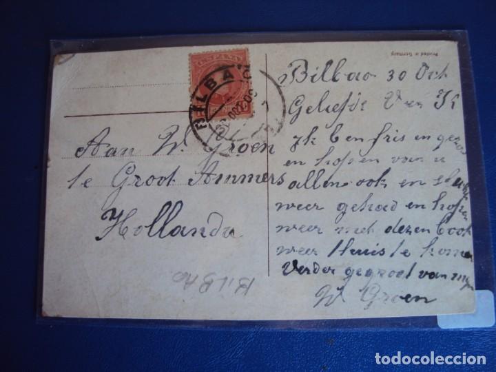 Postales: (PS-59980)POSTAL ILUSTRADA DESPEDIDA EN ZEPPELIN - Foto 2