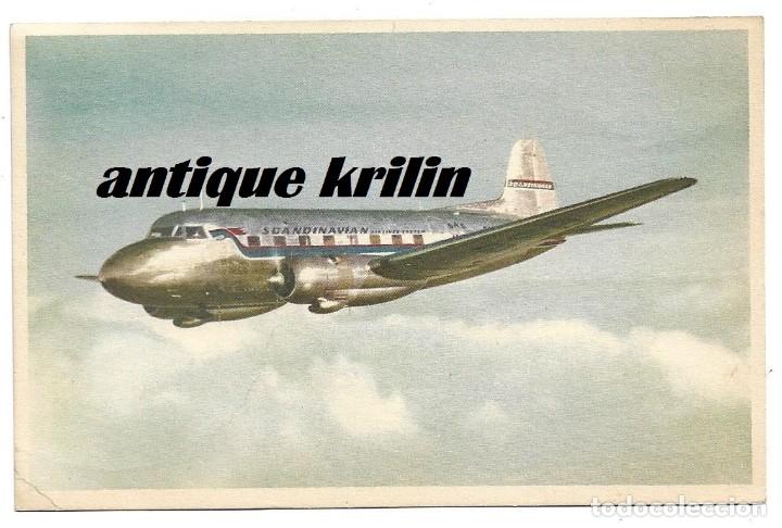 Postales: SCANDINAVIAN AIRLINES SYSTEM .- SAS .- SAAB - Foto 1