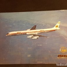 Postales: AVION IBERIA DOUGLAS SUPER DC 8/63 POSTAL