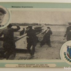 Postales: MONOPLANO DEPERDUSSIN CIRCUITO EUROPEO 1911 ORIGINAL
