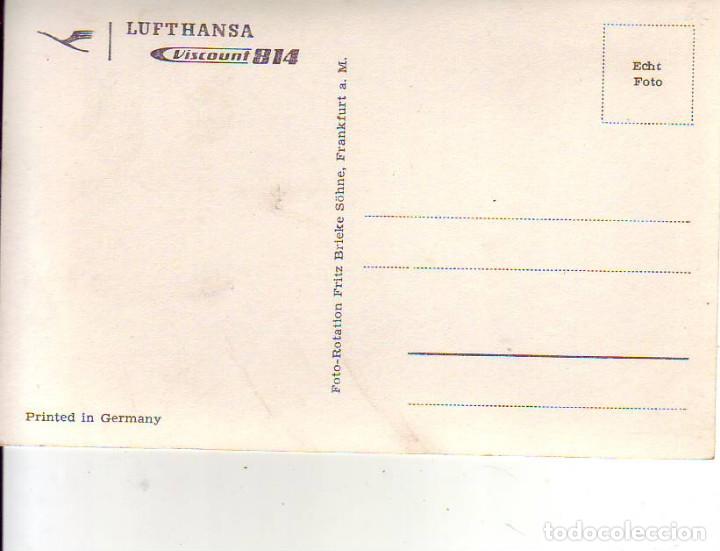 Postales: Lufthansa- Viscount 814 - Foto 2