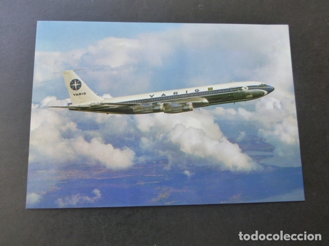 Postales: AVION VARIG BOEING 707 - Foto 1