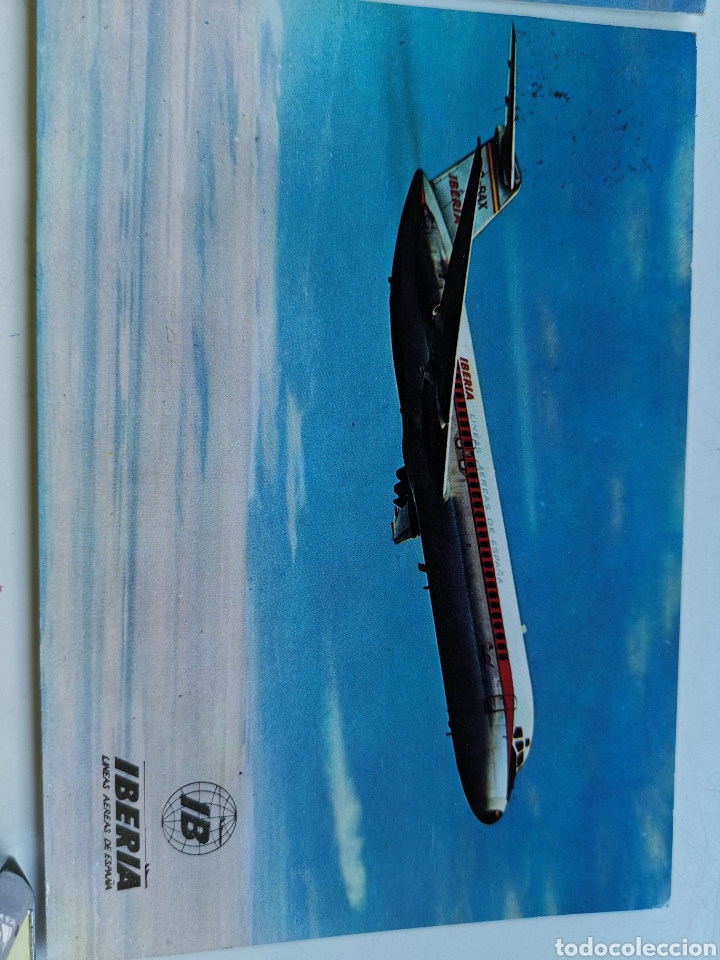 Postales: 2 postales De Iberia del DC-9 de 1973. - Foto 3