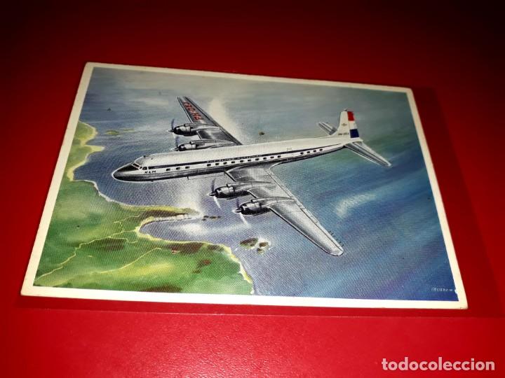 Postales: Douglas DC-7 C KLM sin Circular - Foto 1