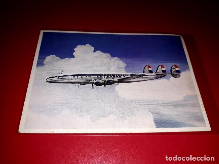 Postales: Lockheed Super Constellation L-1049 G KLM sin Circular - Foto 1