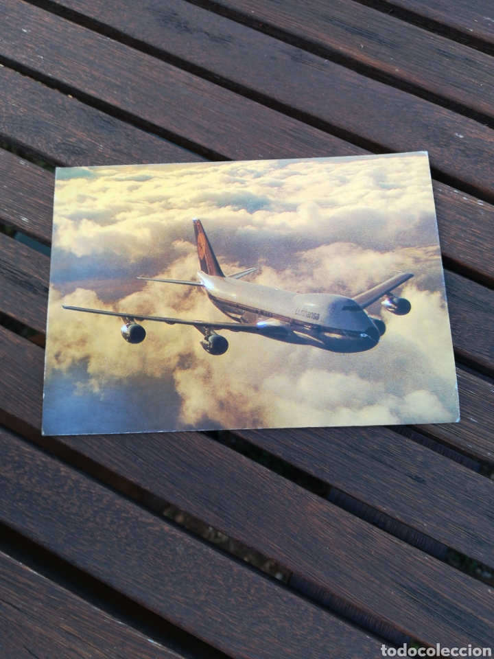 Postales: Postal Lufthansa Boeing 747-200 - Foto 1