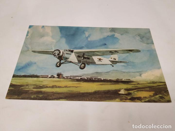 Postales: POSTAL MONOPLANO FOKKER - Foto 1