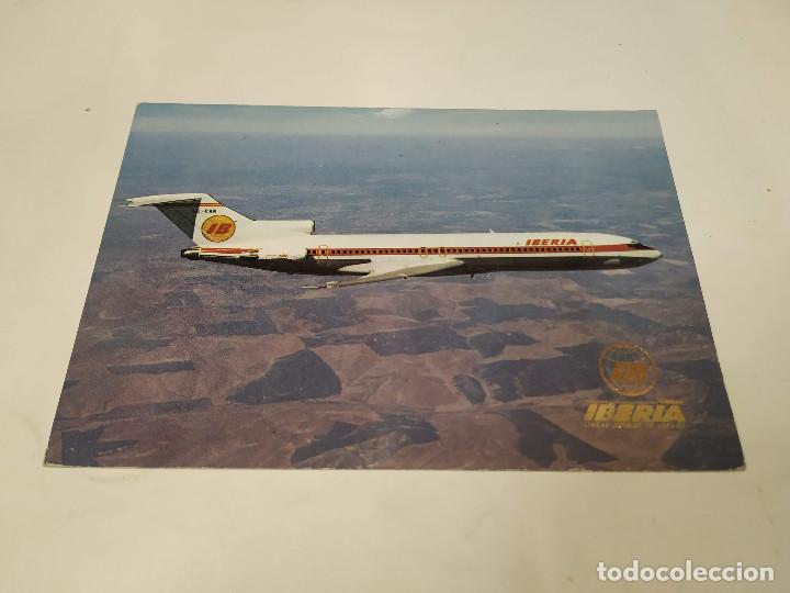 Postales: POSTAL BOEING 727/256 - IBERIA - Foto 1