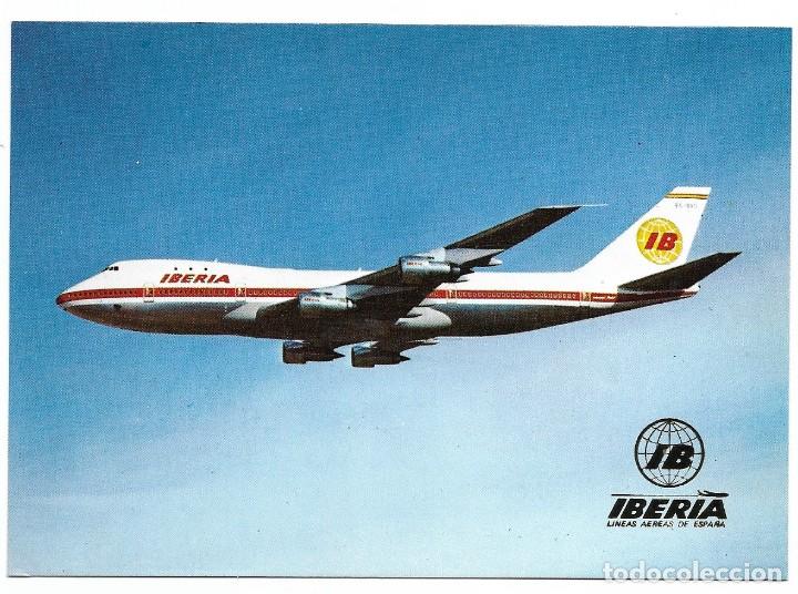 Postales: BOING 747 JUMBO de IBERIA - Foto 1