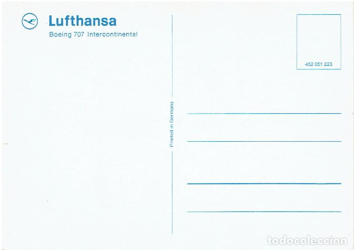 Postales: Lufthansa - Boeing 707 (airline issue) - Foto 2