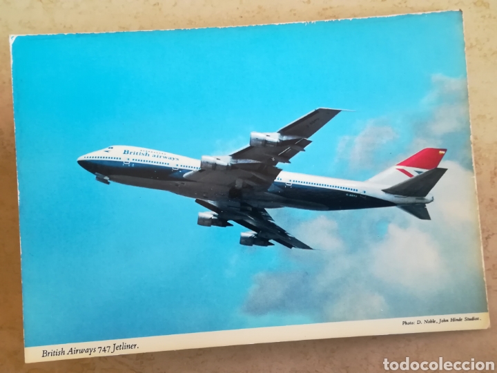 Postales: BRITISH AIRWAYS 747 JETLINER - Foto 1