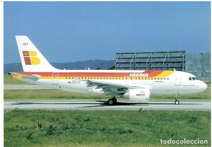Postales: IBERIA - Airbus A-319 - Foto 1