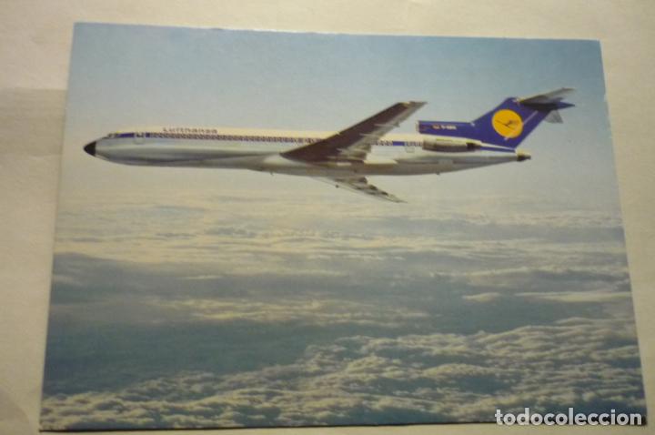 Postales: postal avion b 727 lufthansa - Foto 1