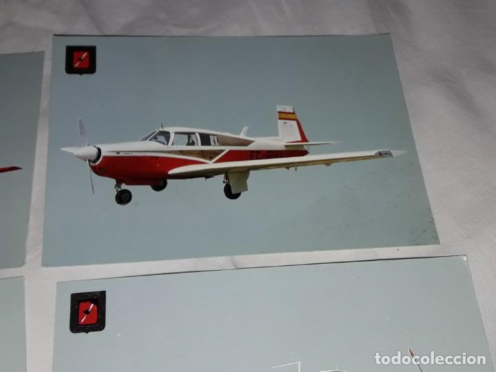 Postales: Lote de 5 postales de avionetas deportivas, Real Aero Club Sabadell Barcelona - Foto 5 - 264258376