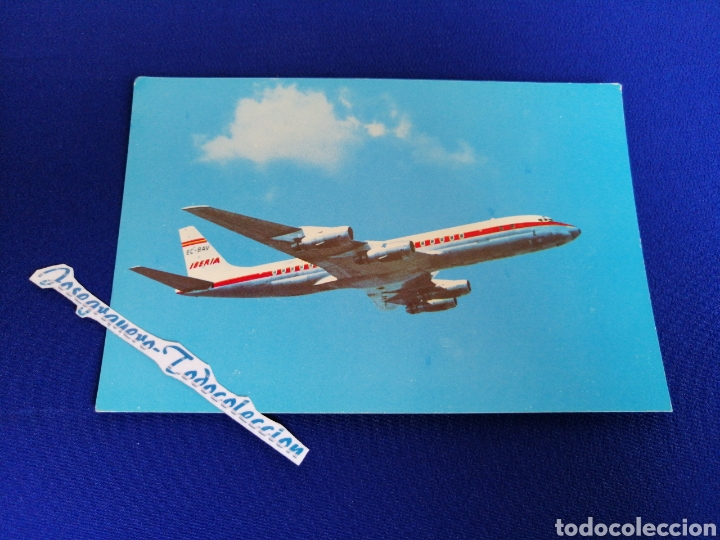 Postales: IBERIA DOUGLAS DC - TURBOFAN - Foto 1