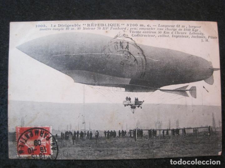 Postales: DIRIGIBLE-LE DIRIGEABLE REPUBLIQUE-POSTAL ANTIGUA-(82.831) - Foto 1