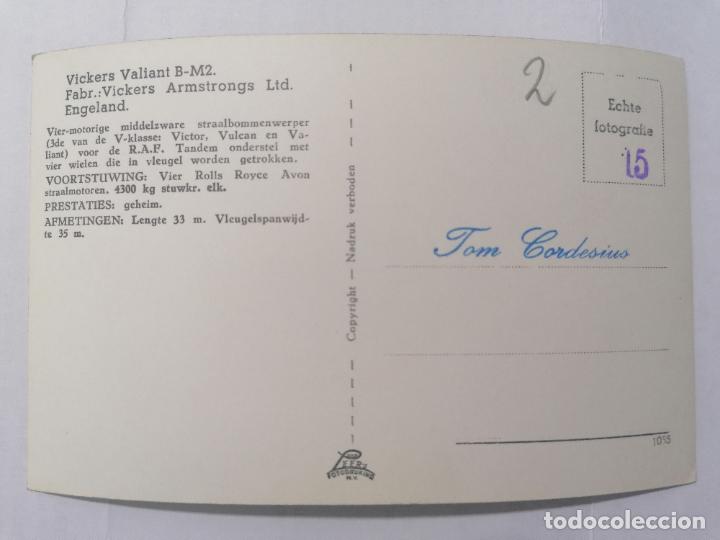 Postales: POSTAL VICKERS VALIANT B-M2 - Foto 2