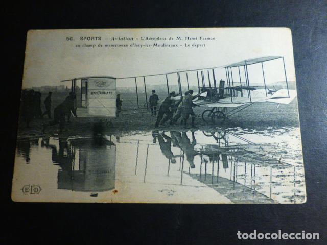 Postales: AVION DE HENRI FARMAN POSTAL - Foto 1