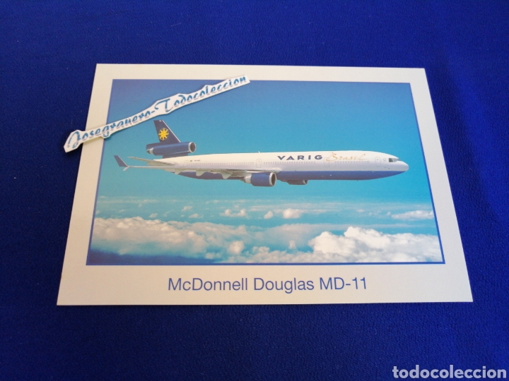 Postales: VARIG-MCDONELL DOUGLAS MD - 11, - Foto 1