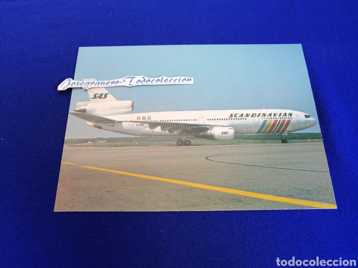 Postales: DC-10-30,SAS AIRLINES - Foto 1