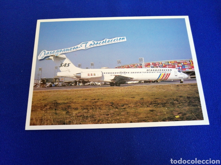 Postales: MD-87 SAS AIRLINES - Foto 1