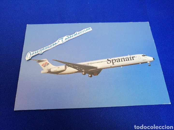 Postales: MCDONNELL DOUGLAS MD-83-SPANAIR - Foto 1