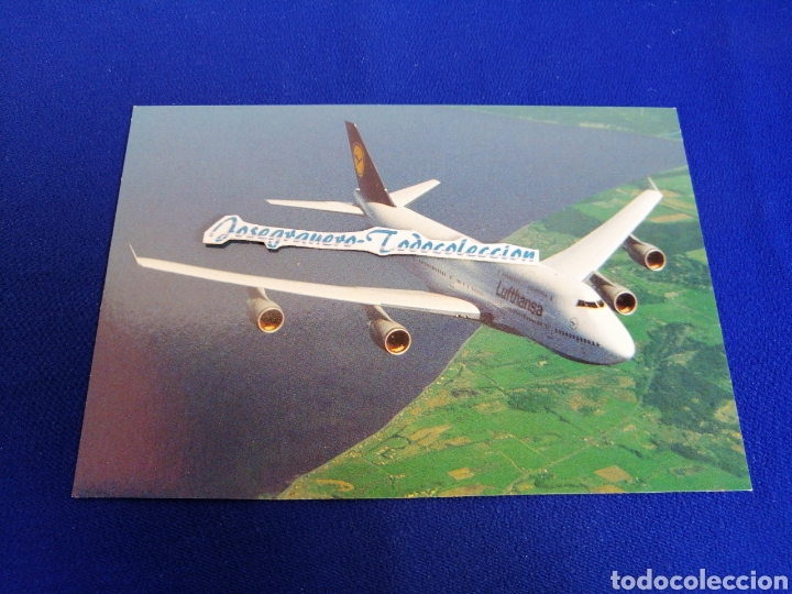 Postales: BOEING 747-400 LUFTHANSA - Foto 1