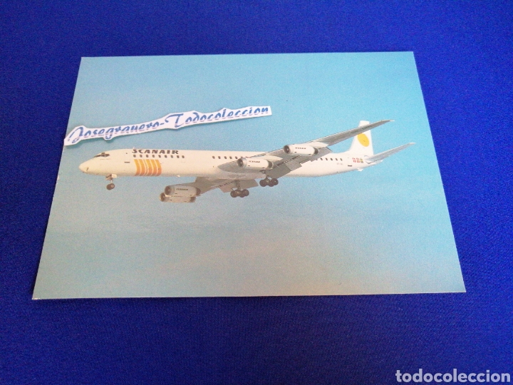 Postales: SCANAIR DC-8-63 S3-DBL - Foto 1