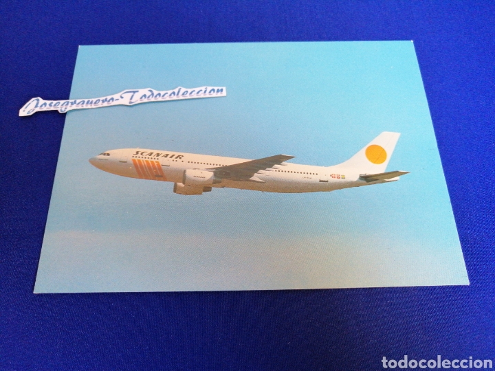 Postales: SCANAIR AIRBUS A - 300 - Foto 1