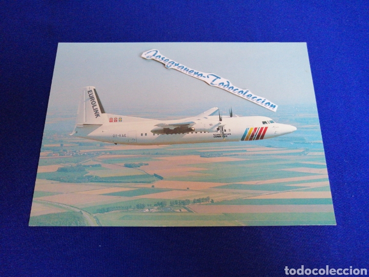 Postales: FOKKER 50 SAS SCANDINAVIAN - Foto 1