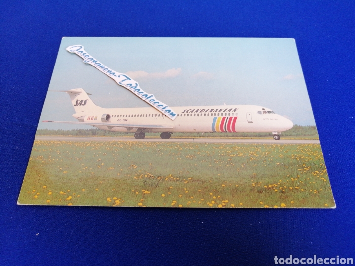 Postales: THE DC-9 JETLINER - SAS - Foto 1