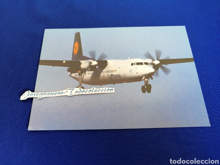Postales: LUFTHANSA FOKKER 50 - Foto 1