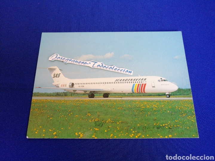 Postales: THE DC-9JETLINER - SAS - Foto 1