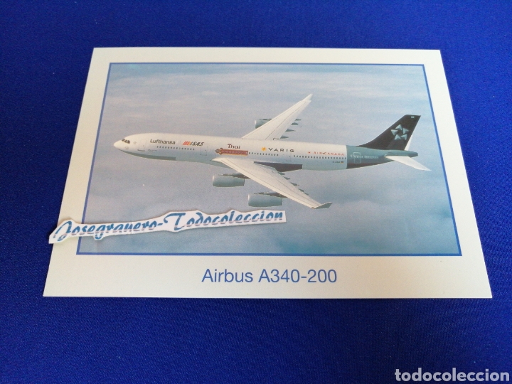 Postales: AIRBUS A340-200 LUFTHANSA - Foto 1