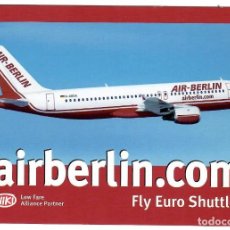 Postales: AIR-BERLIN. AITBUS A-320. ED. OFICIAL DE LA AEROLÍNEA. - NUEVA.. Lote 313182243