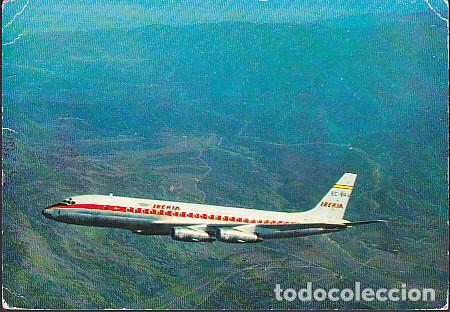 Postales: POSTAL AVION DC-8 COMPA&Ntilde;IA IBERIA - Foto 1