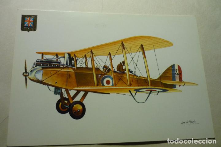Postales: postal avion airco dh9 - Foto 1