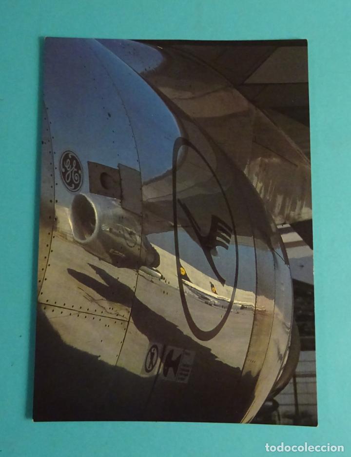 Postales: POSTAL LUFTHANSA BOEING 747 - 200 - Foto 1