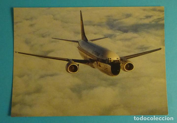 Postales: POSTAL LUFTHANSA BOEING 737 - 300 - Foto 1