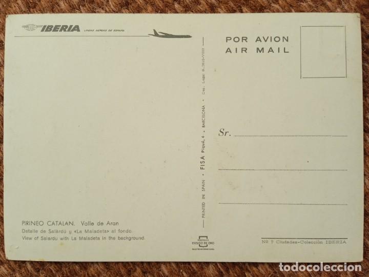 Postales: IBERIA - POSTAL VALLE DE ARAN - Foto 2