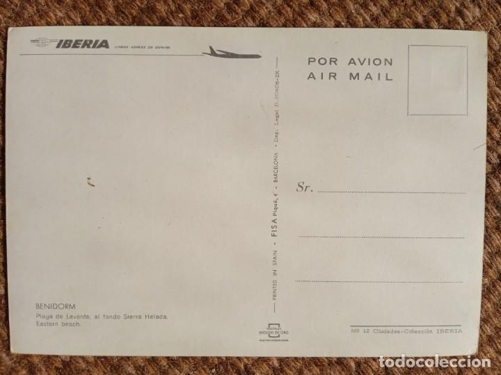 Postales: IBERIA - POSTAL BENIDORM - Foto 2