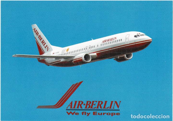 Postales: AIR BERLIN - Boeing 737-400 - Foto 1