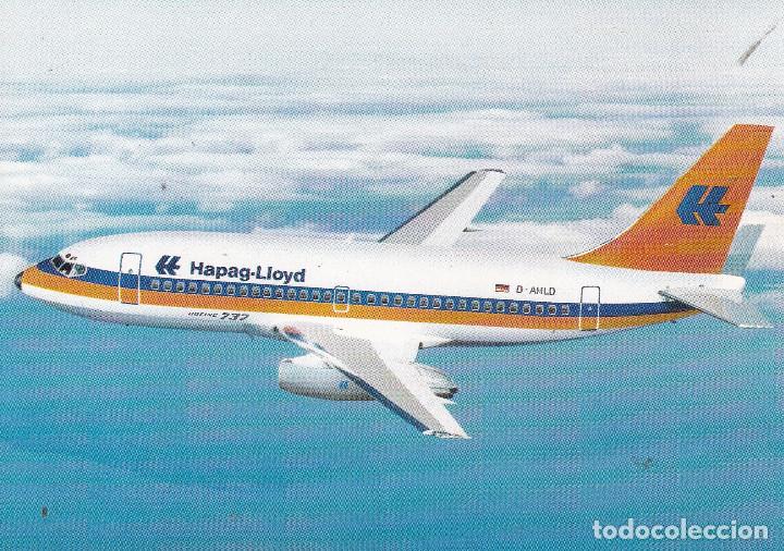 Postales: HAPAG LLOYD BOEING 737 200 - Foto 1