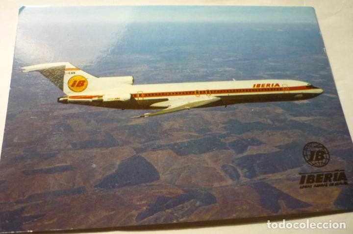 Postales: postal iberia.-boeing 727-256 - Foto 1